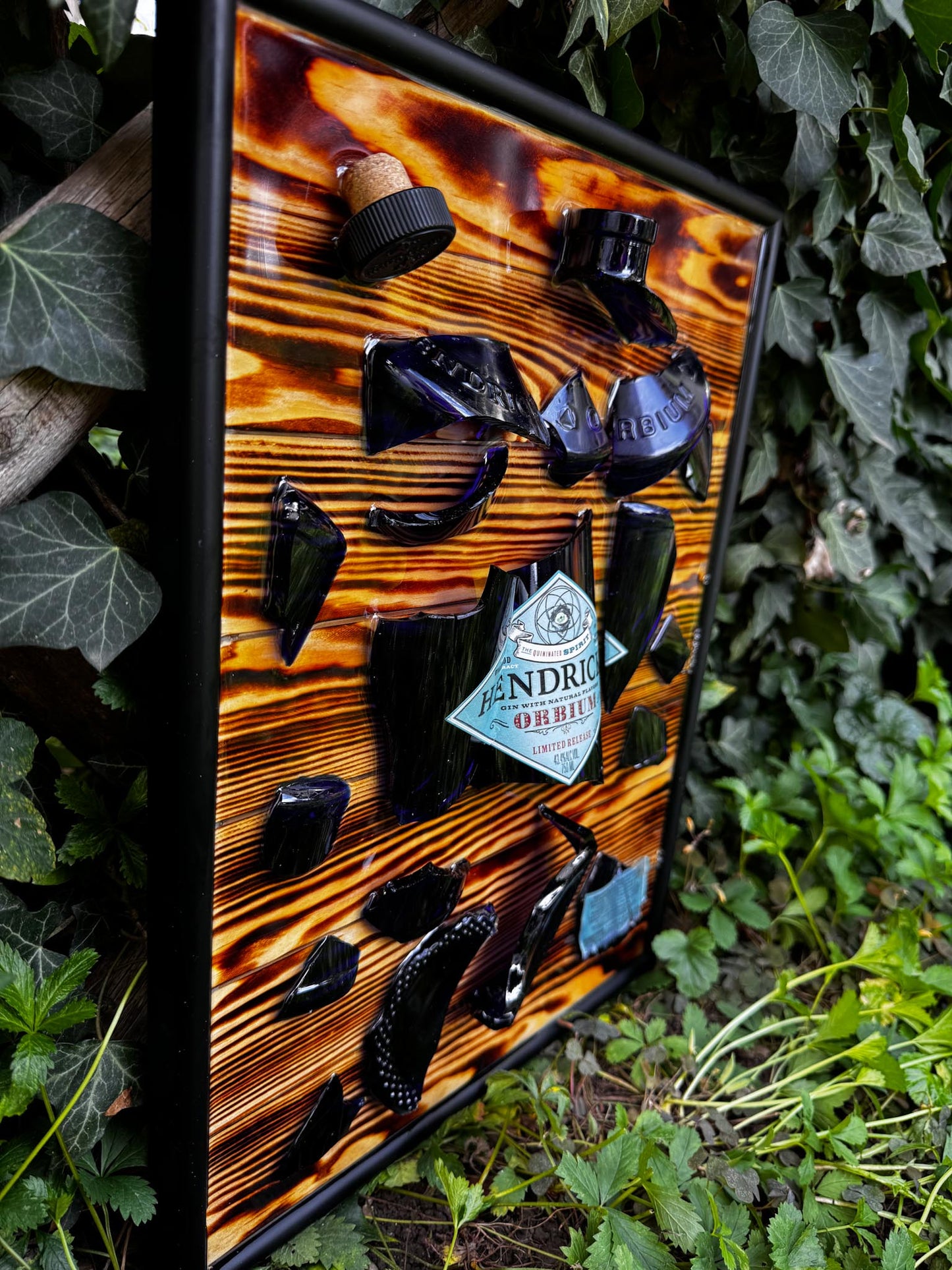 Hendrick's Orbium Gin - EPOXY ART