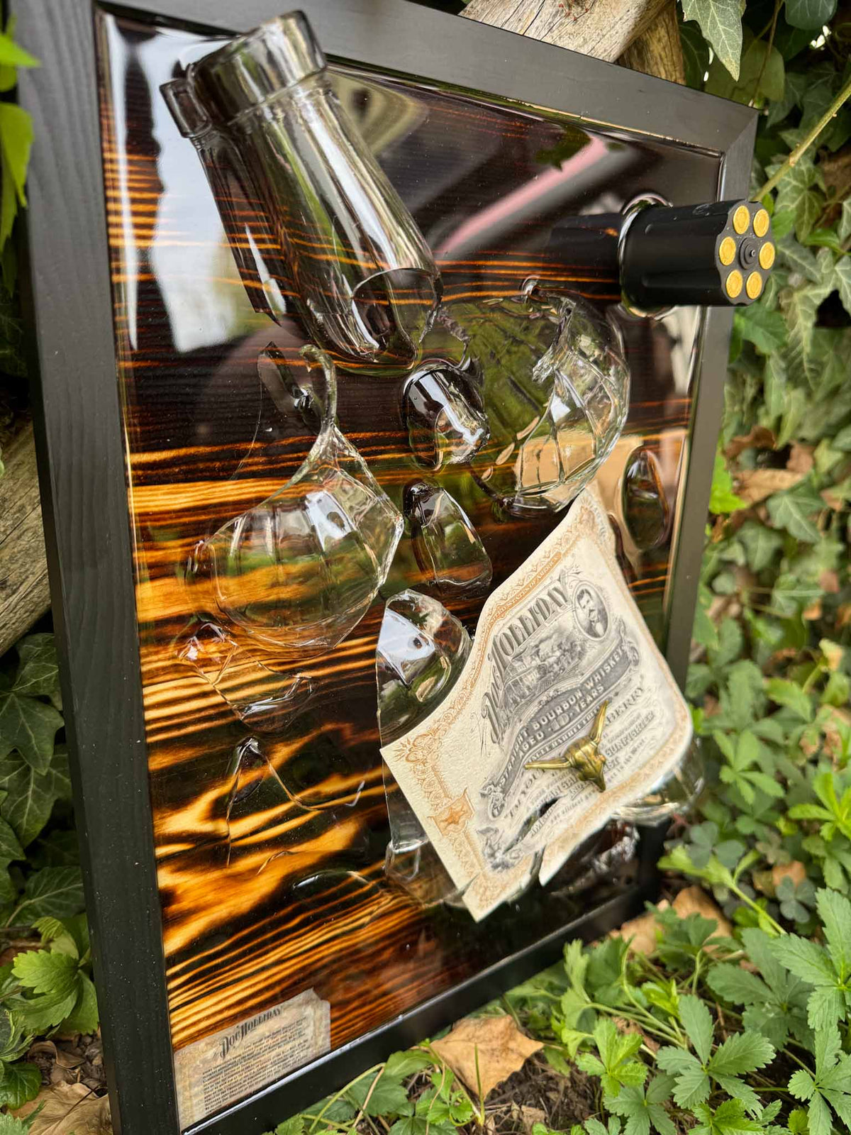 Doc Holliday 10 year Single Barrel Bourbon - EPOXY ART