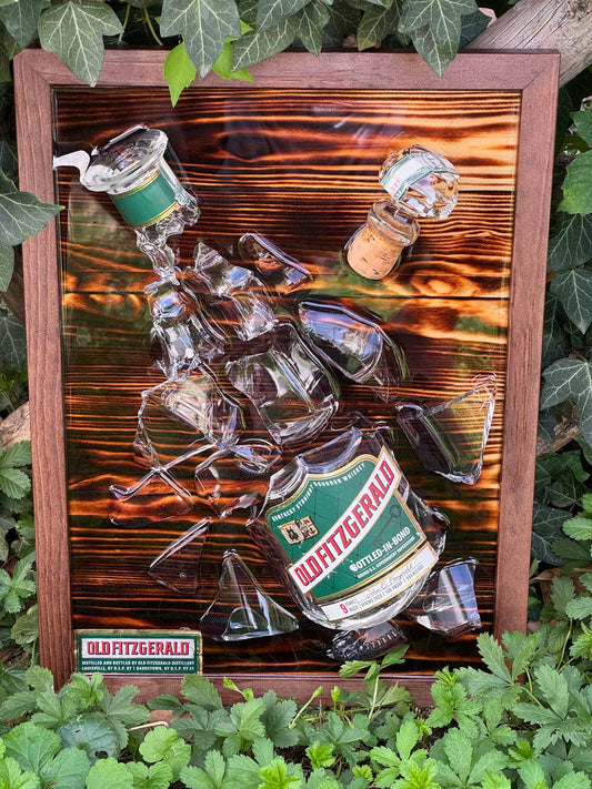 Old Fitzgerald 9 Year Spring 2020 Decanter Bourbon - EPOXY ART