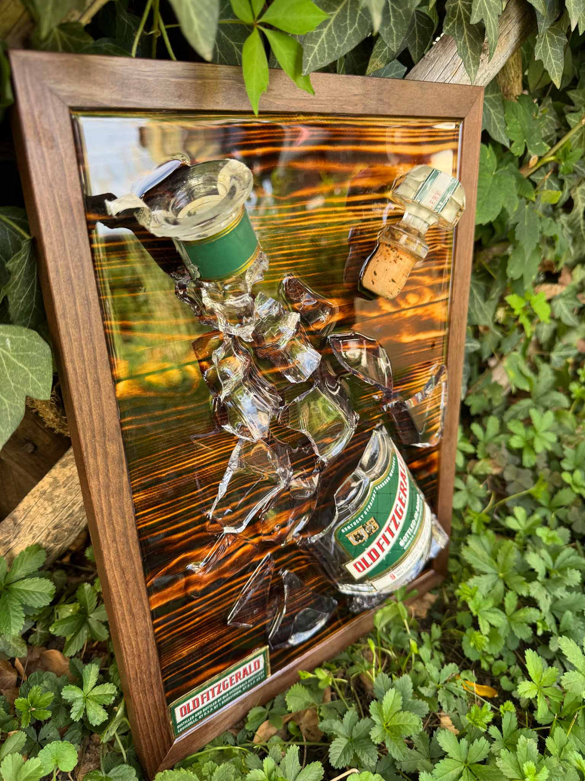 Old Fitzgerald 9 Year Spring 2020 Decanter Bourbon - EPOXY ART