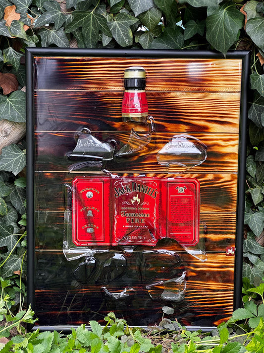 Jack Daniel‘s Tennessee Fire - EPOXY ART