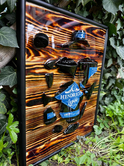Hendrick's Lunar Gin - EPOXY ART