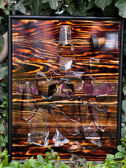 Jackass Single Malt Rod & Hammer‘s Single Barrel - EPOXY ART