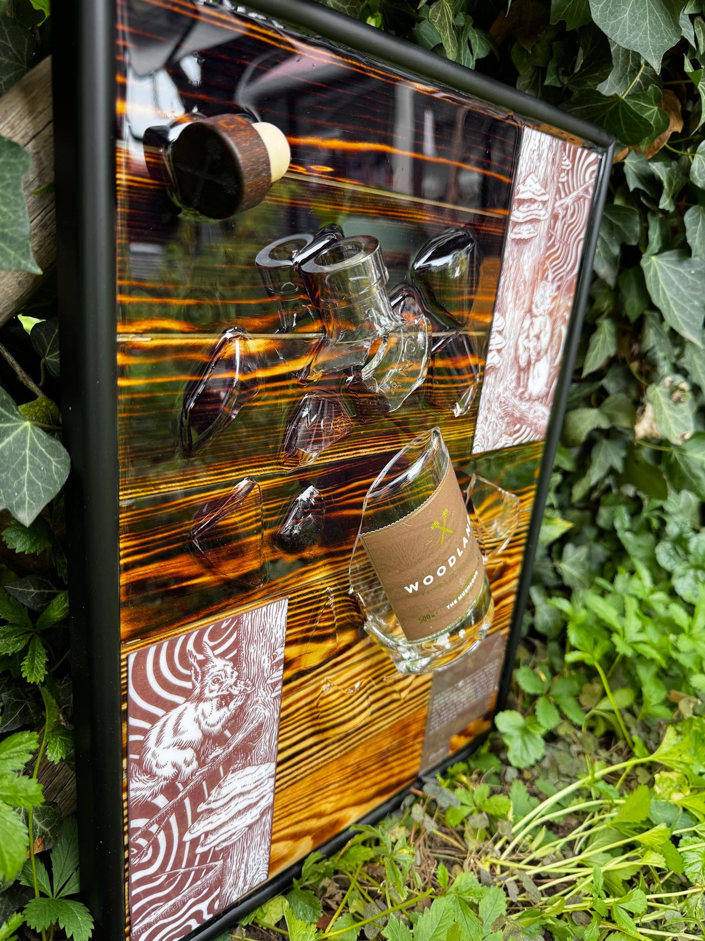 Woodland Sauerland Gin Mushroom - EPOXY ART
