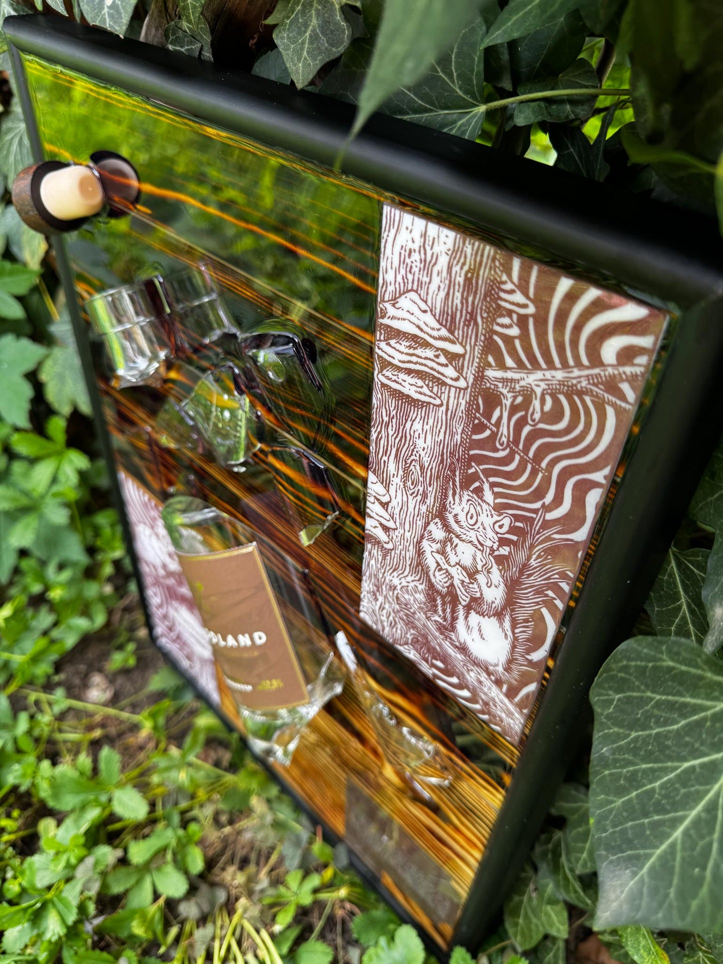 Woodland Sauerland Gin Mushroom - EPOXY ART