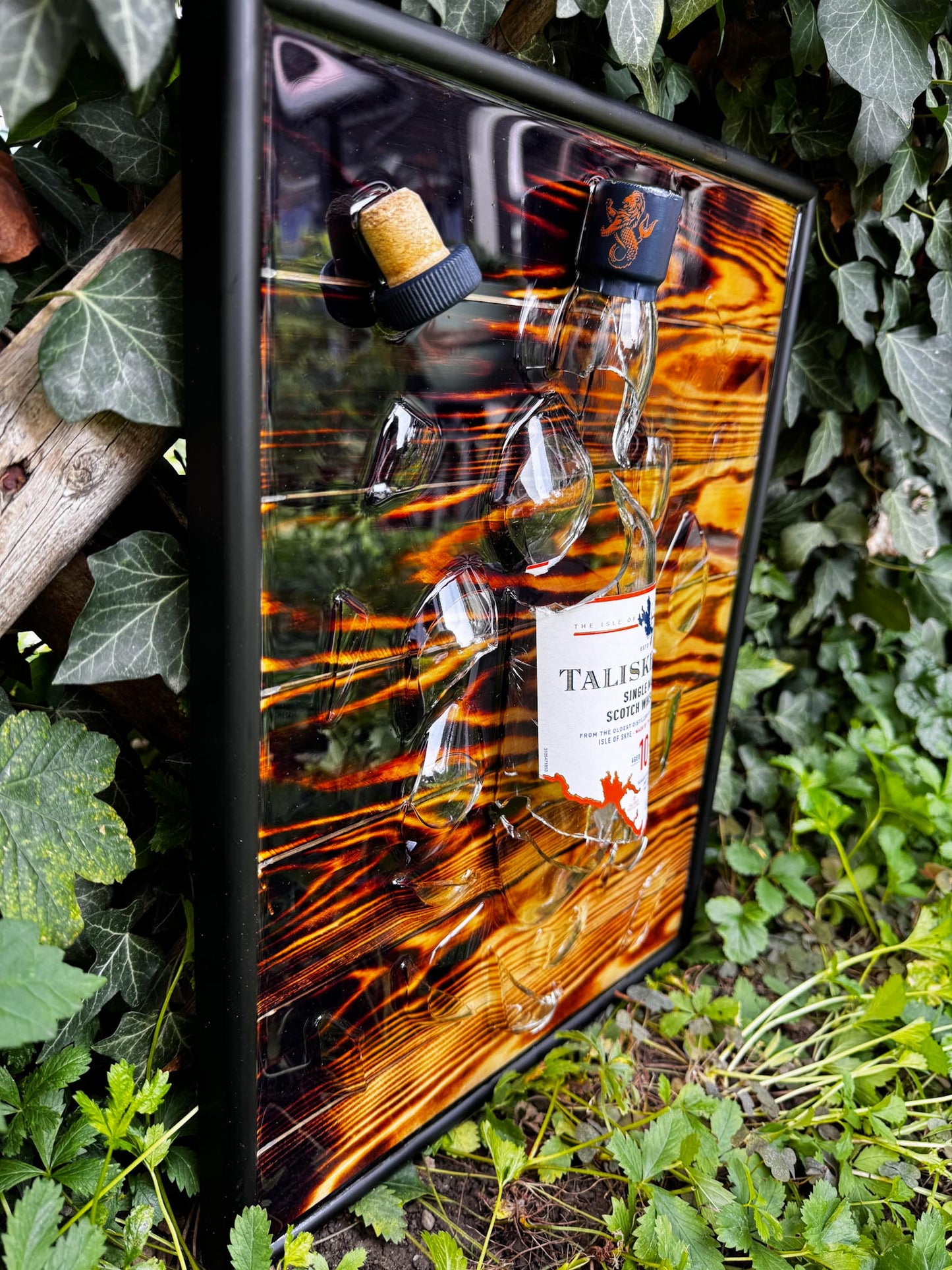Talisker 10 Single Malt Scotch - EPOXY ART