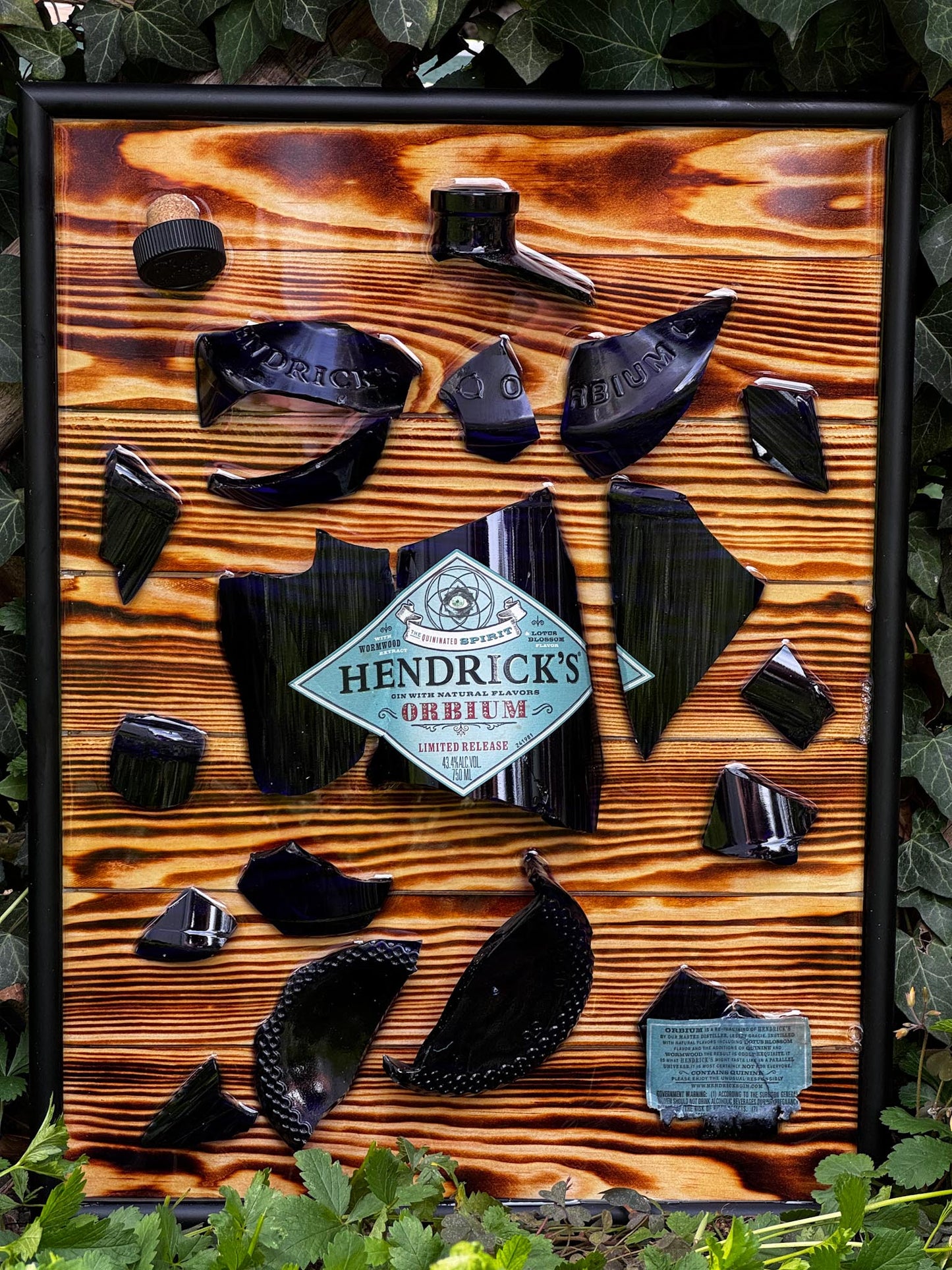 Hendrick's Orbium Gin - EPOXY ART
