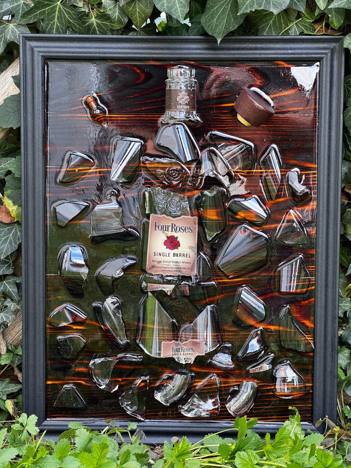 Four Roses Single Barrel Bourbon - EPOXY ART