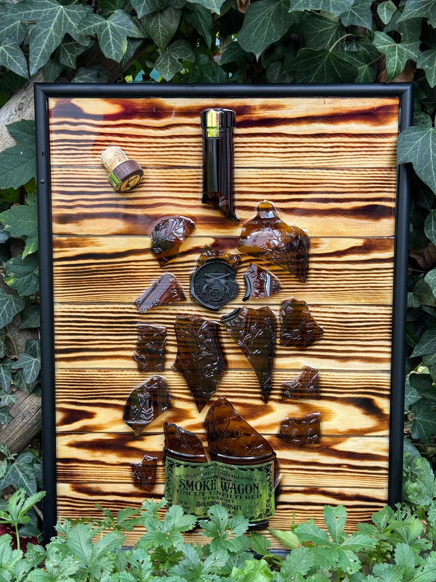 Smoke Wagon Uncut Unfiltered - EPOXY ART