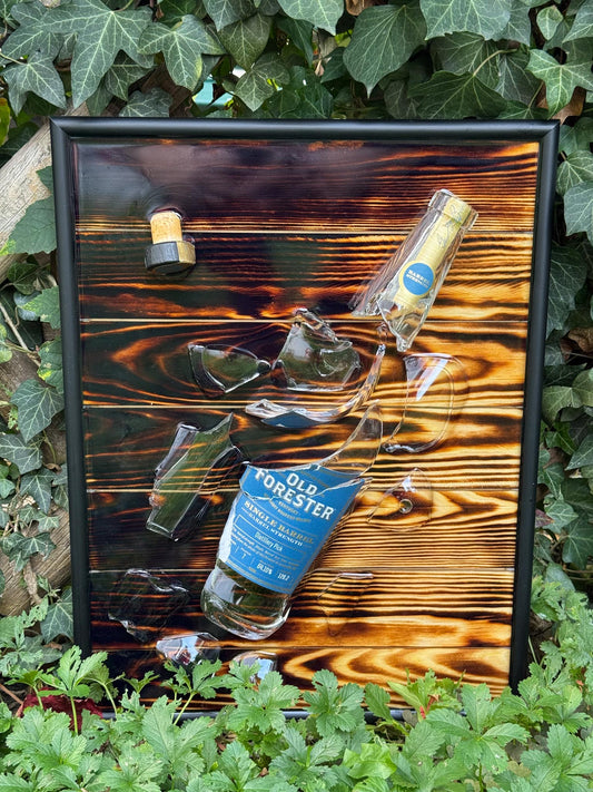 Old Forester Single Barrel (Distillery Pick) - EPOXY ART