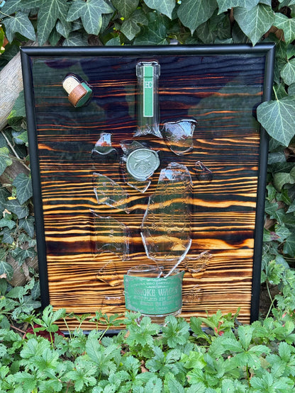 Smoke Wagon Bottled in Bond Straight Rye - EPOXY ART