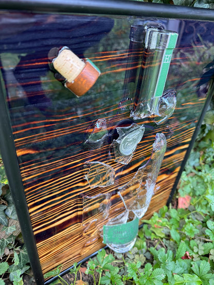 Smoke Wagon Bottled in Bond Straight Rye - EPOXY ART