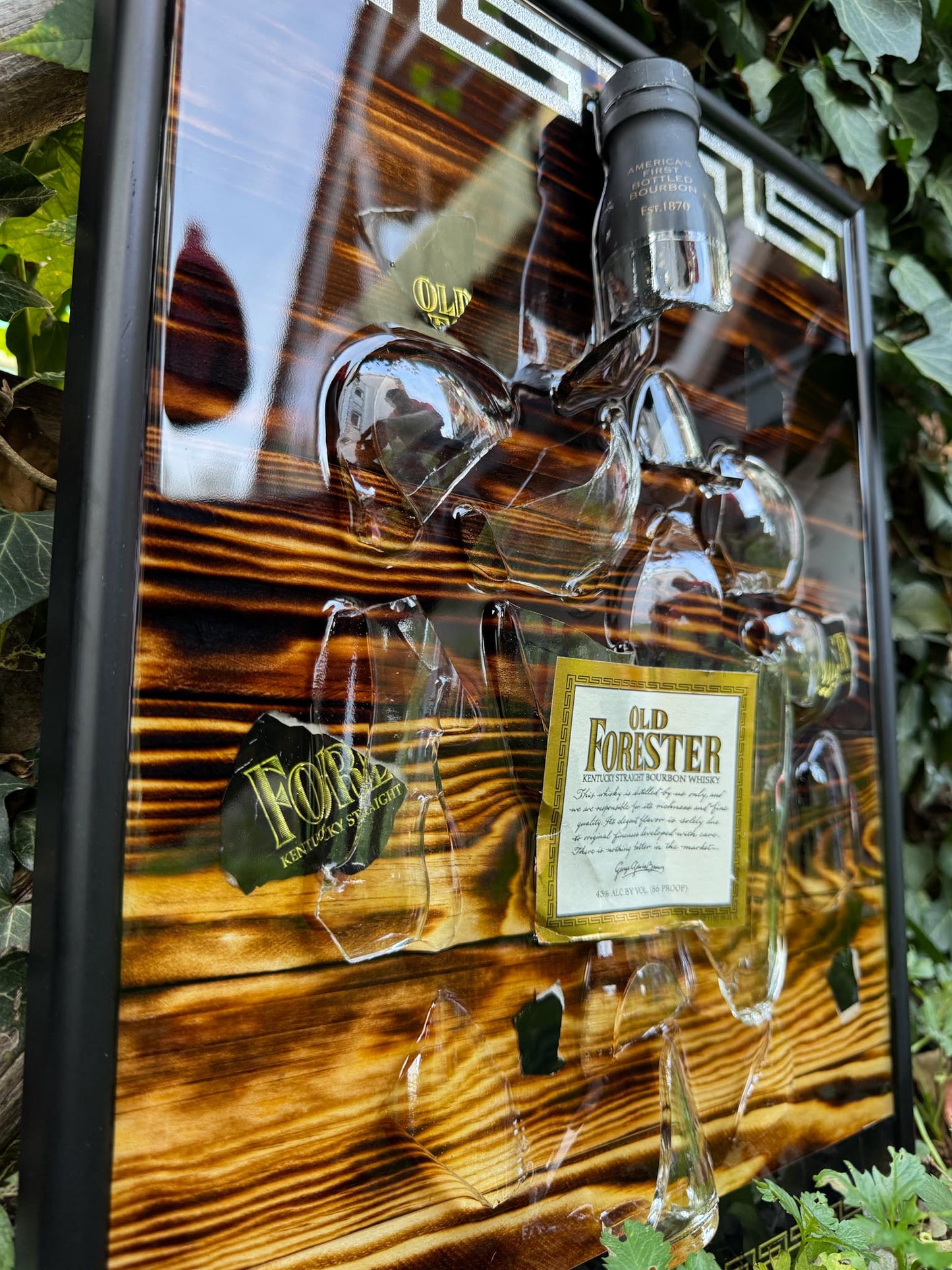 Old Forester Kentucky Straight Bourbon Whiskey - EPOXY ART