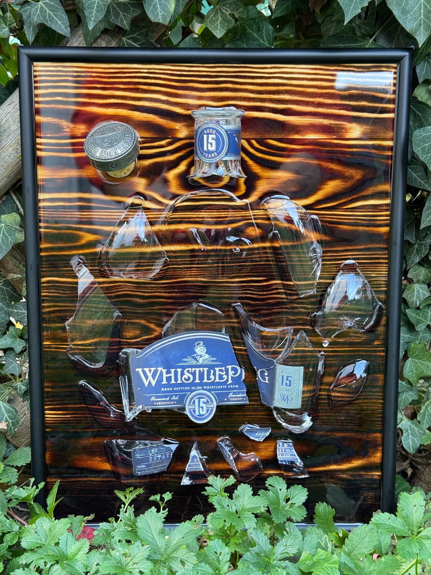 Whistle Pig 15 Year - EPOXY ART