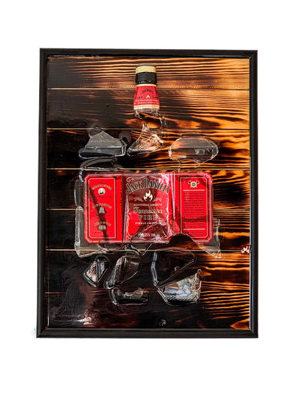 Jack Daniel‘s Tennessee Fire - EPOXY ART