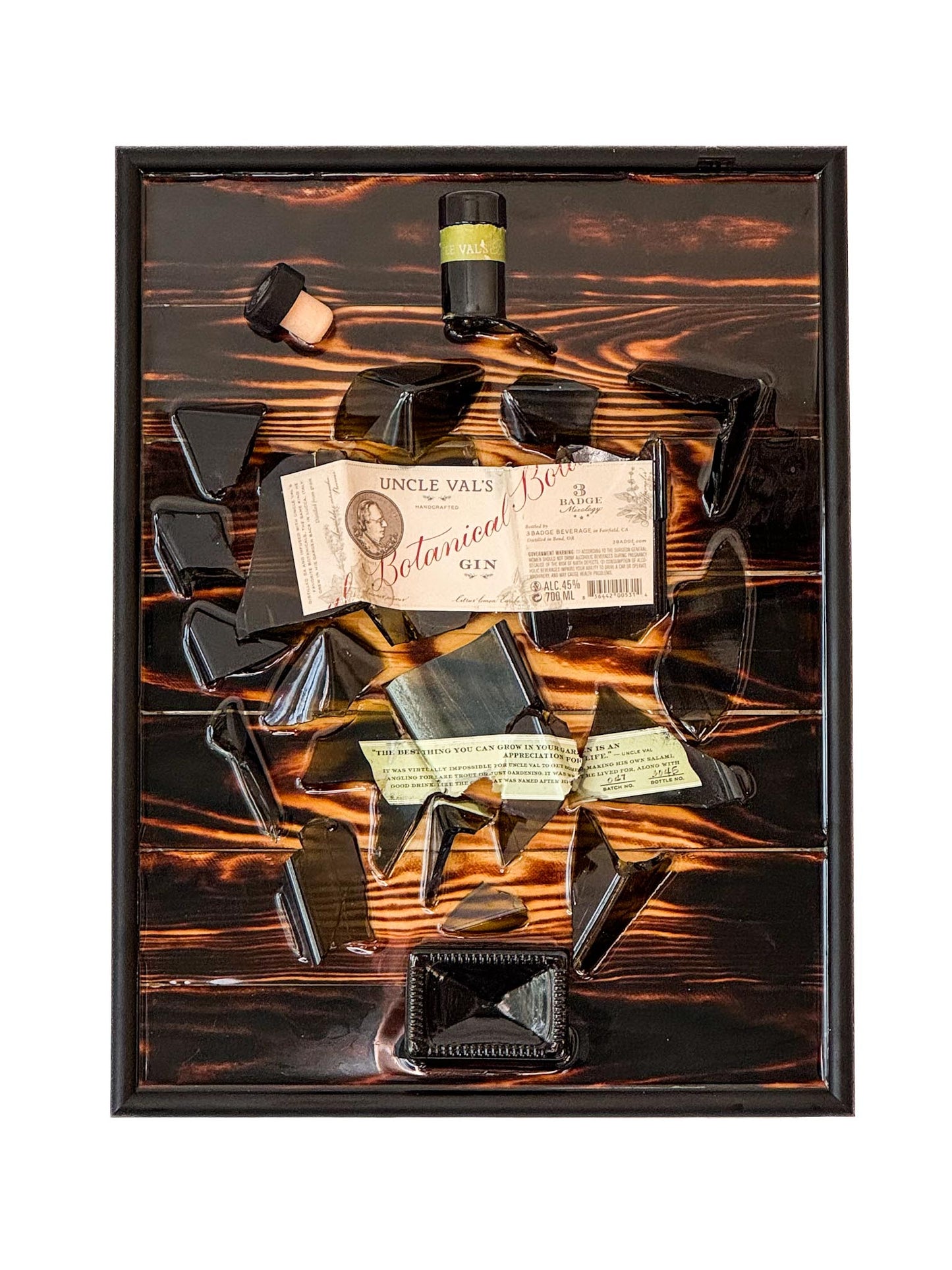 Uncle Val's Gin - EPOXY ART