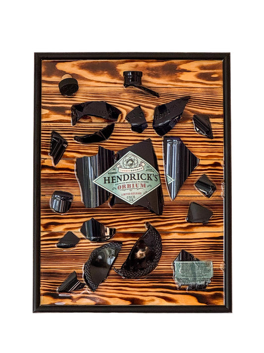 Hendrick's Orbium Gin - EPOXY ART