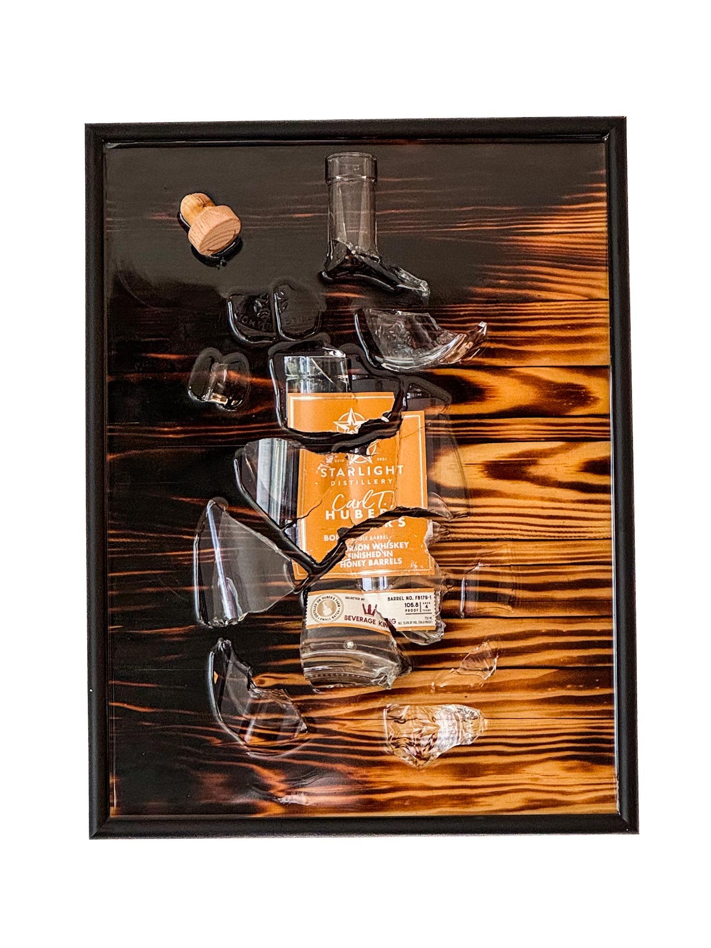 Starlight Single Barrel Honey Barrel - EPOXY ART