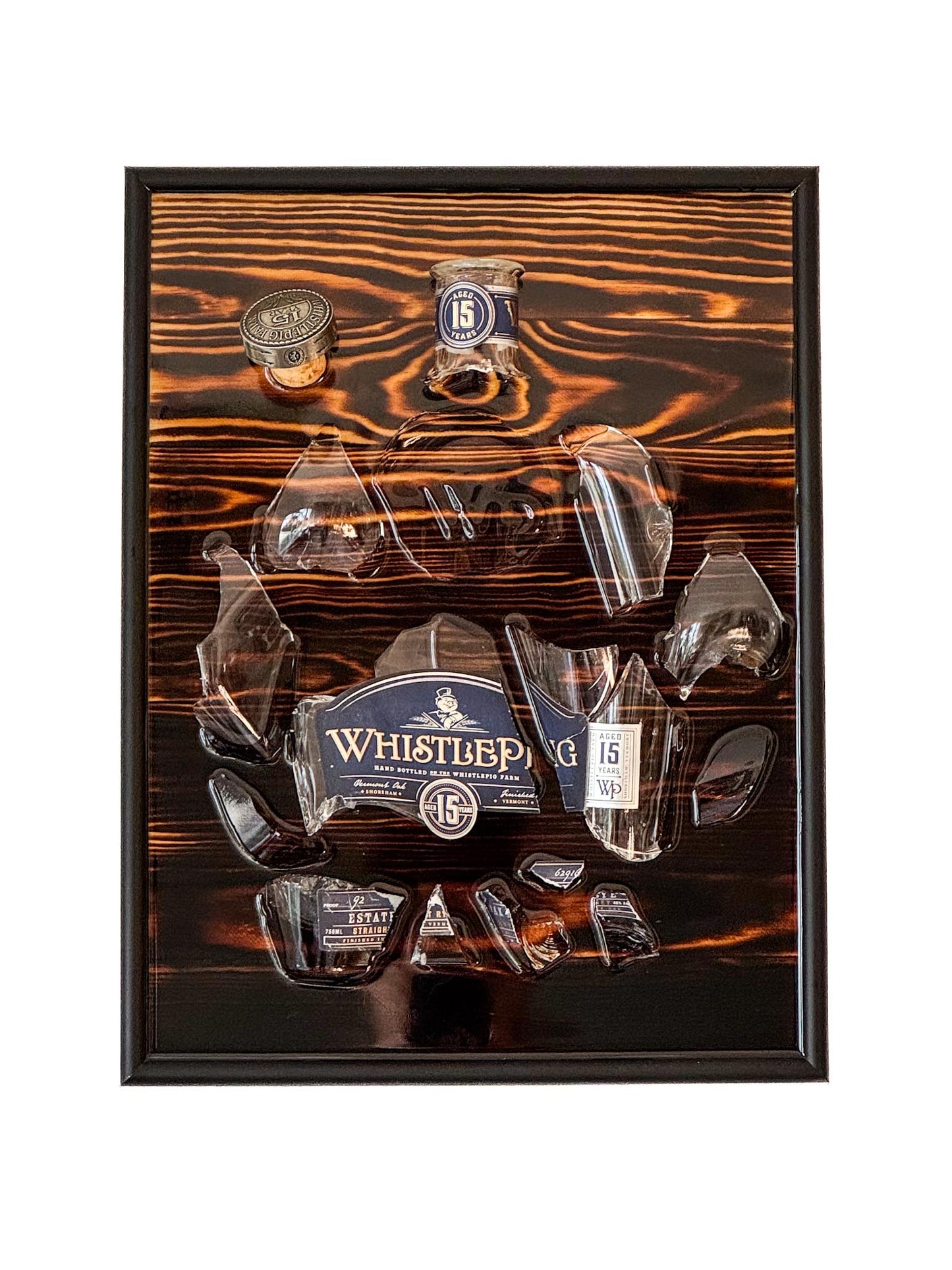 Whistle Pig 15 Year - EPOXY ART