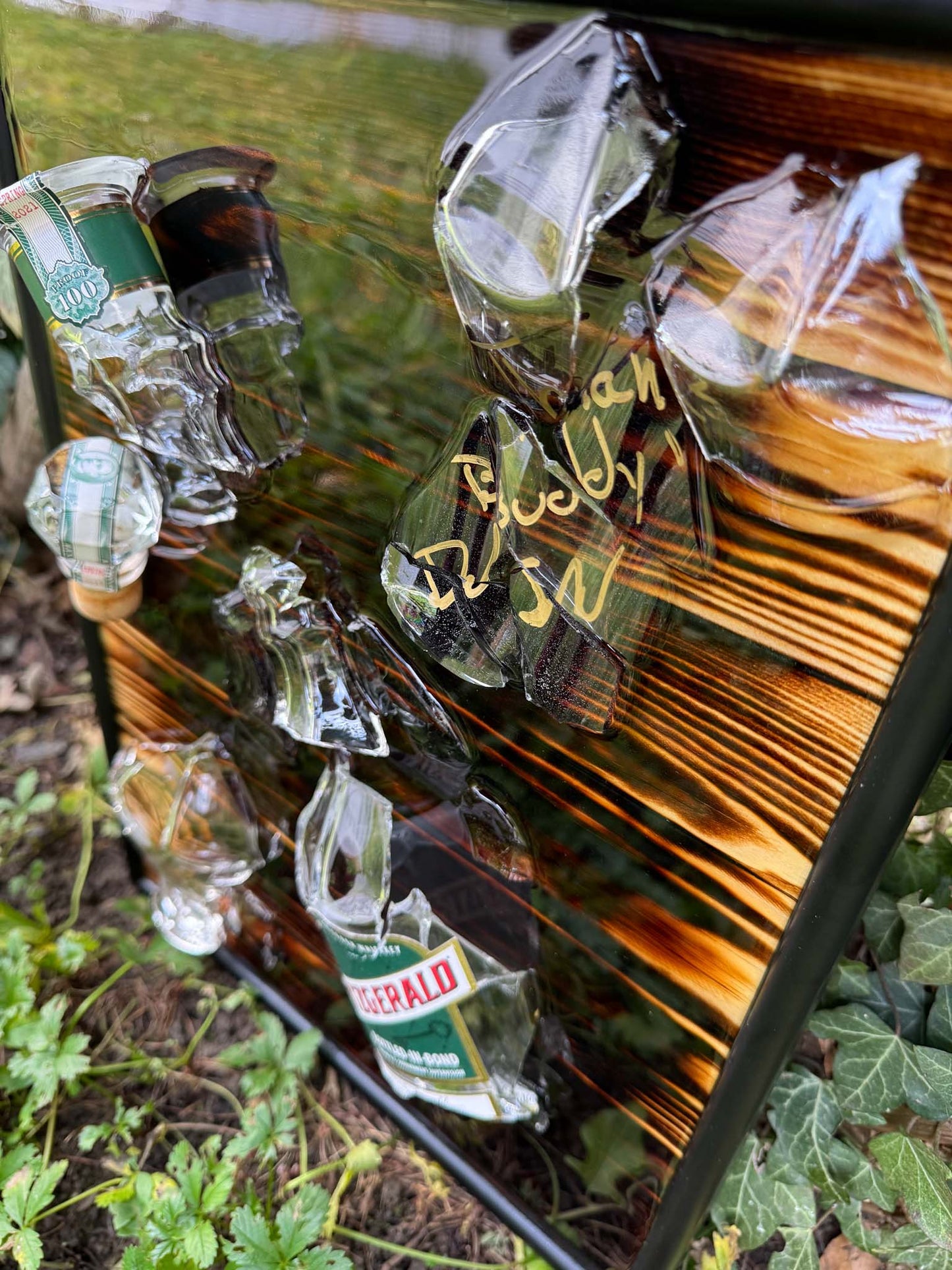 Old Fitzgerald 8year Bottled-in-Bond Decanter - EPOXY ART