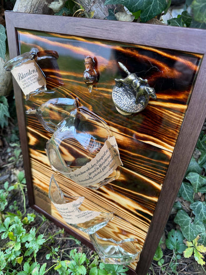 Blantons incl. the LAST DROP letter S 5-31-25 - EPOXY ART