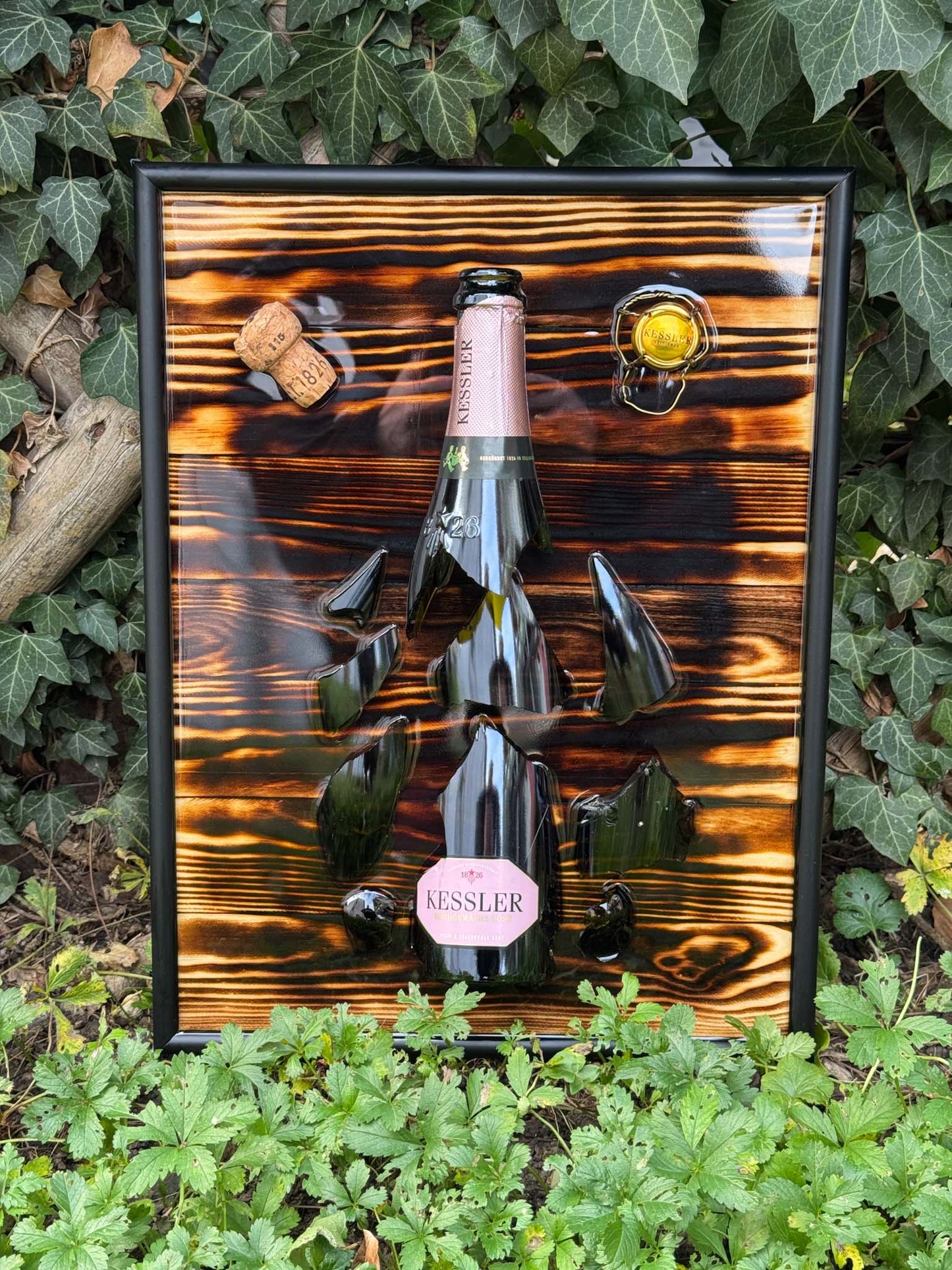 Kessler Sekt Hochgewächs Rose - EPOXY ART
