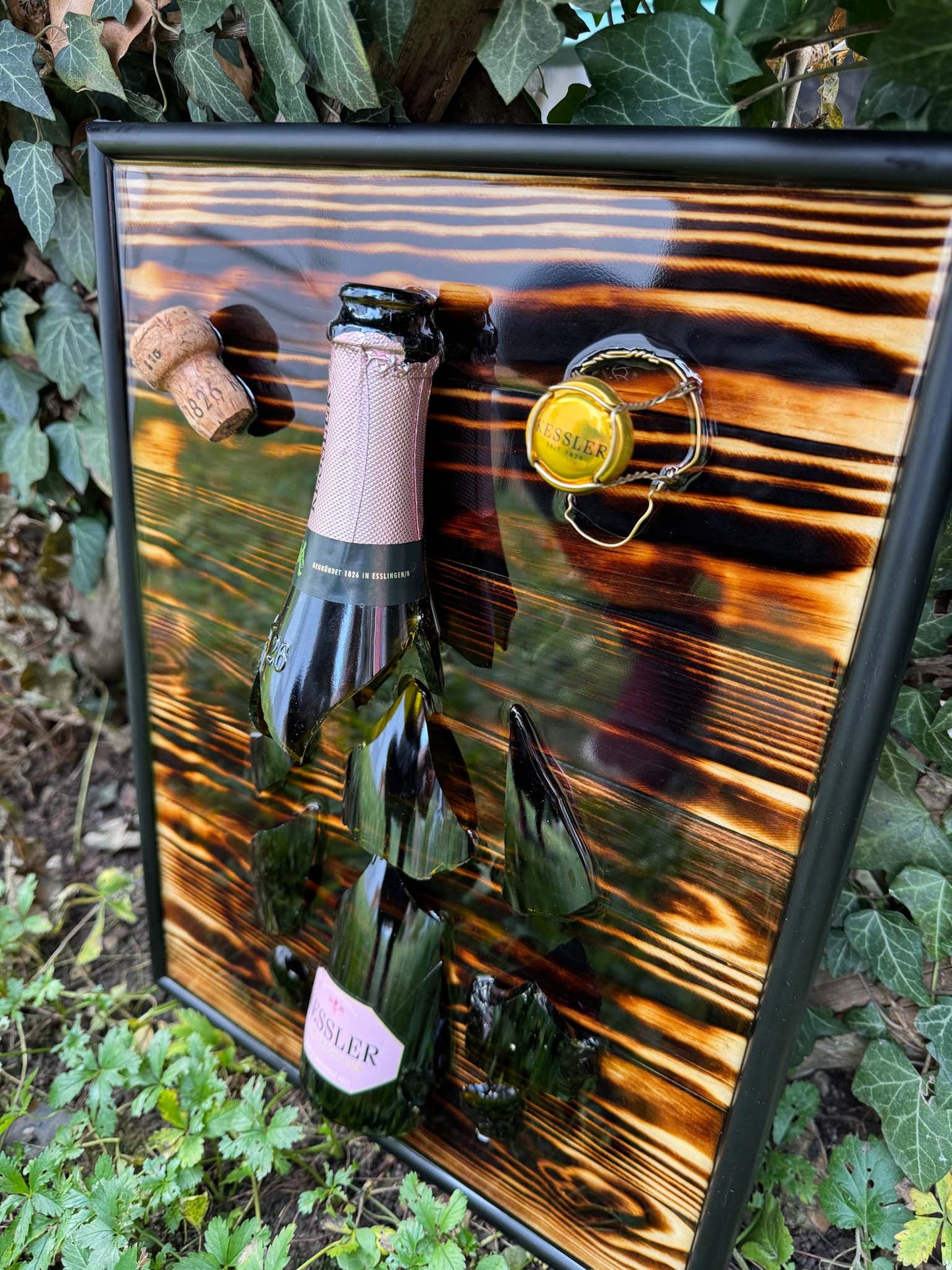 Kessler Sekt Hochgewächs Rose - EPOXY ART