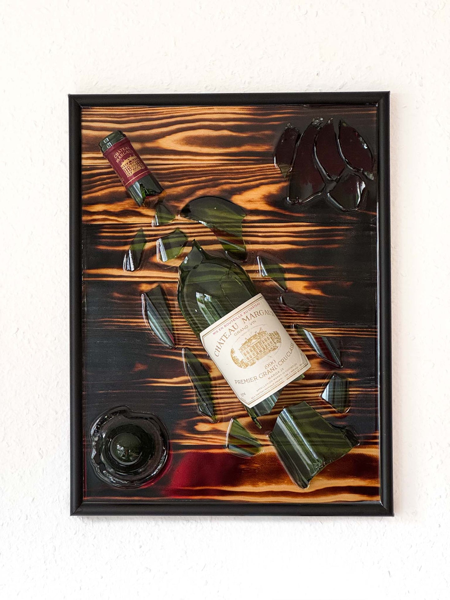 Chateaux Margaux Premier Grand Cru Classe 1990 - EPOXY ART