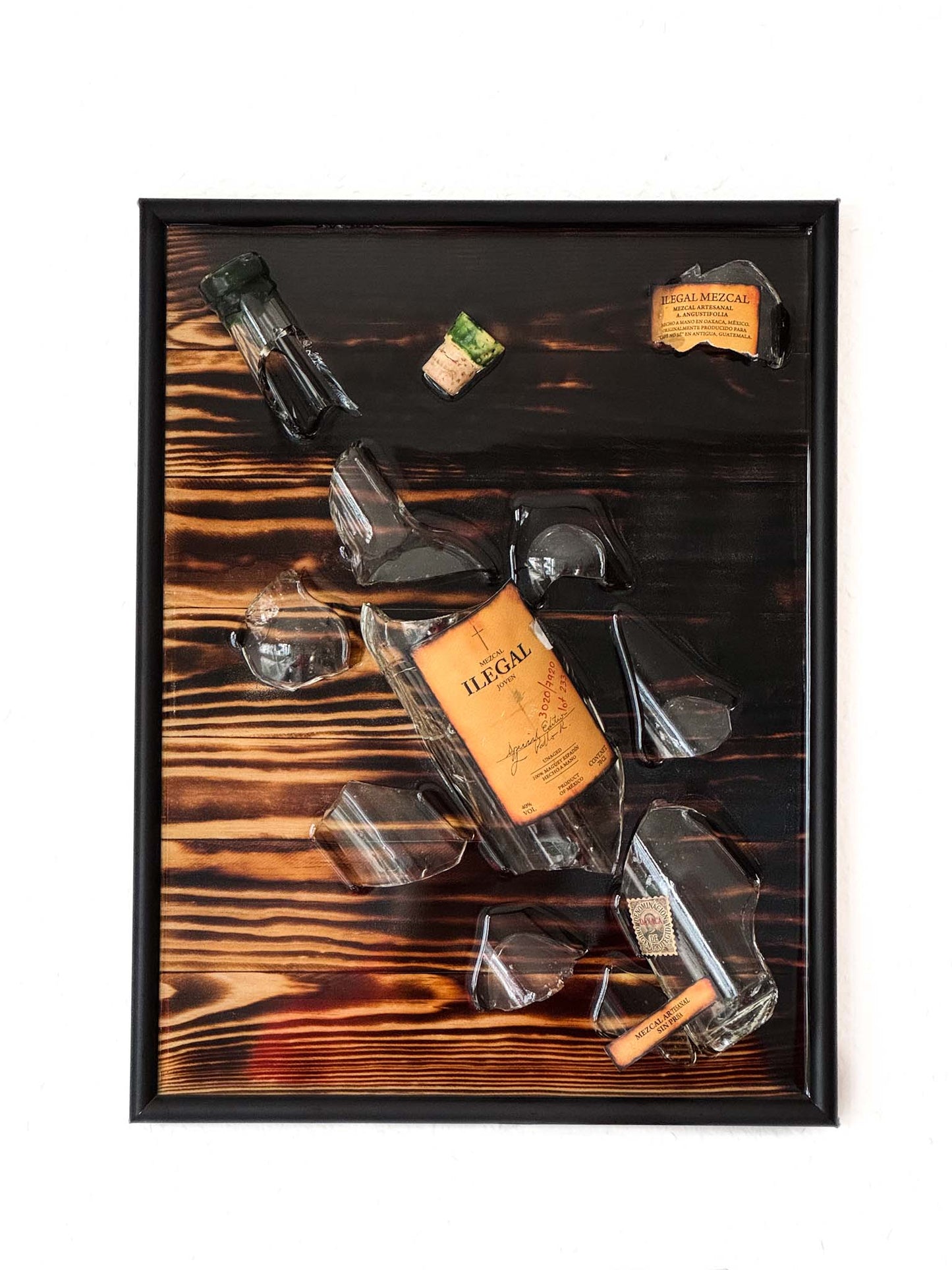 Mezcal Ilegal Joven - EPOXY ART