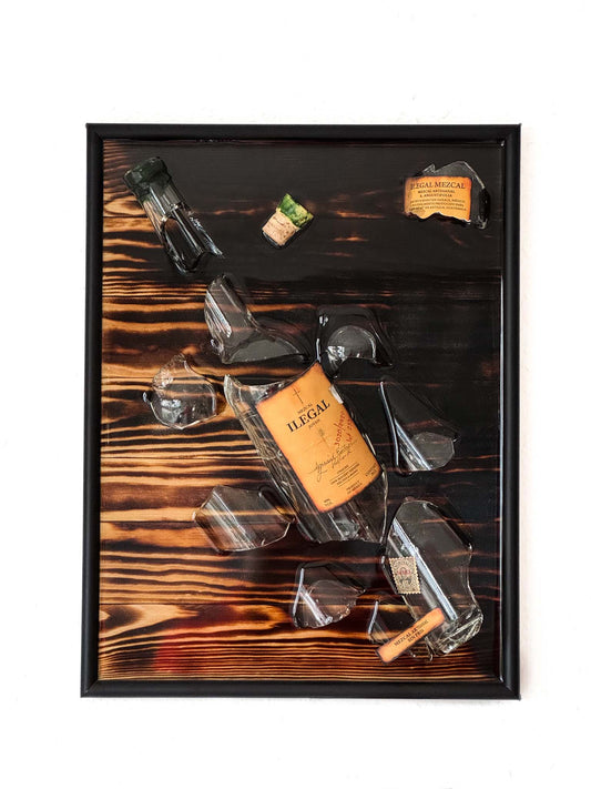 Mezcal Ilegal Joven - EPOXY ART