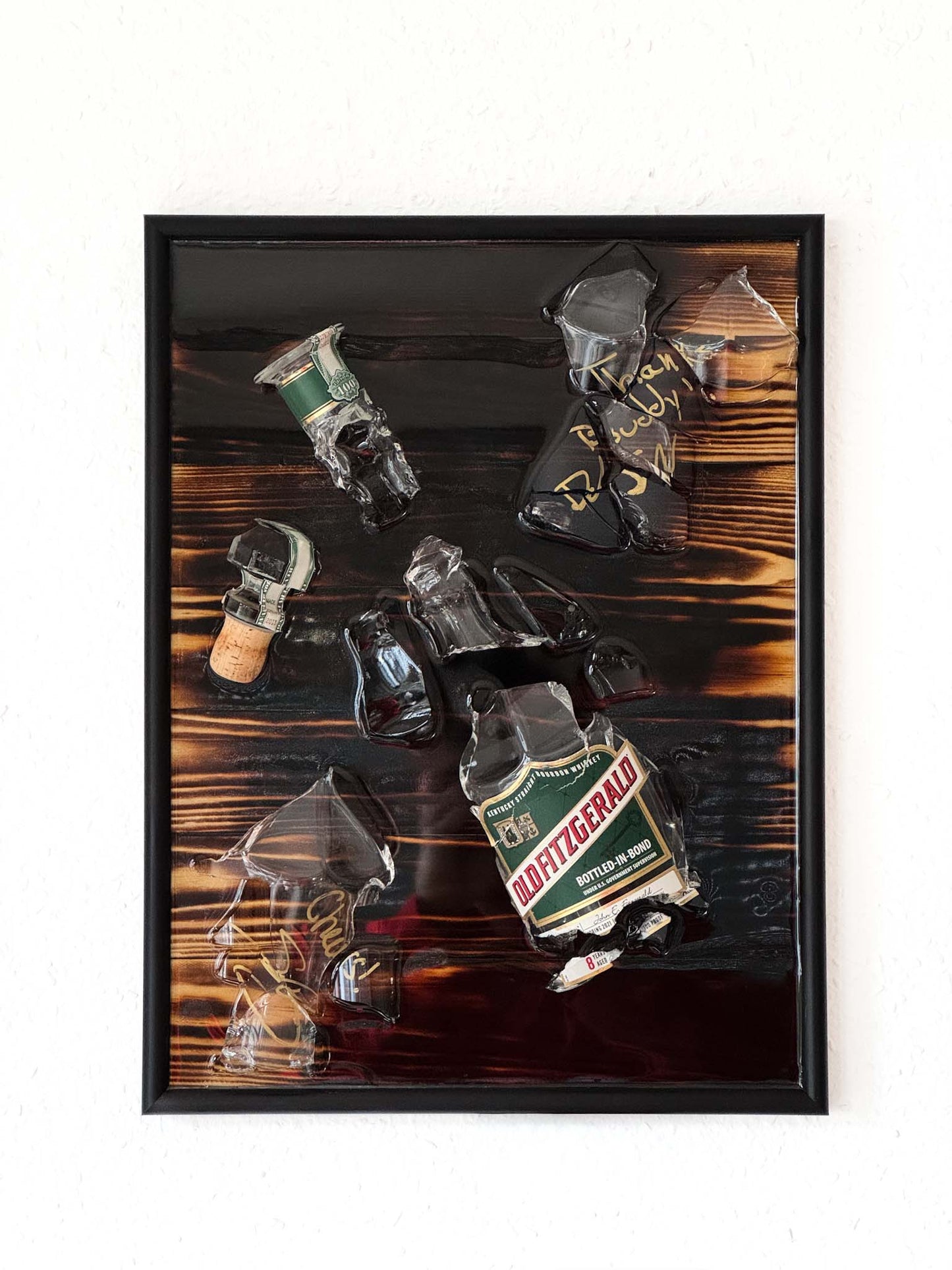 Old Fitzgerald 8year Bottled-in-Bond Decanter - EPOXY ART