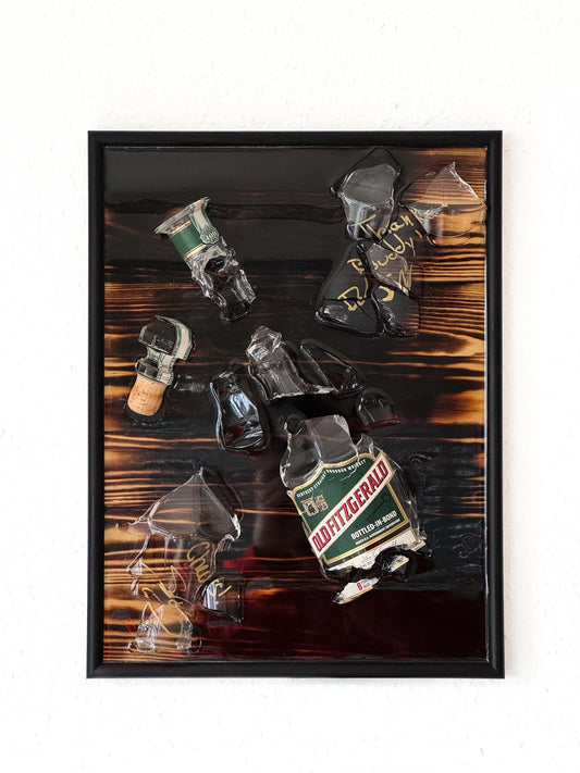 Old Fitzgerald 8year Bottled-in-Bond Decanter - EPOXY ART