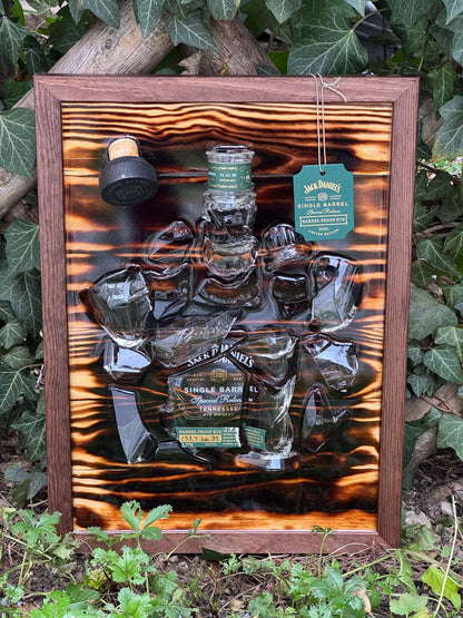 Jack Daniels 2020 Barrel Proof Rye Single Barrel Special Release - EPOXY ART
