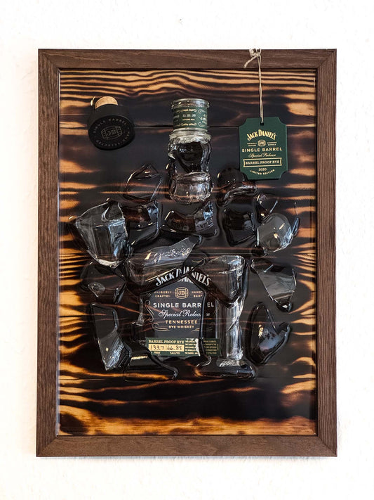 Jack Daniels 2020 Barrel Proof Rye Single Barrel Special Release - EPOXY ART