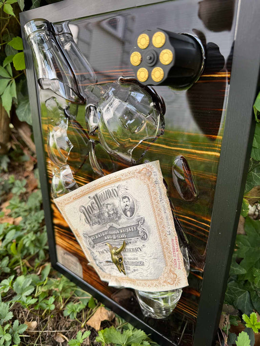 Doc Holliday 10 year Single Barrel Bourbon - EPOXY ART