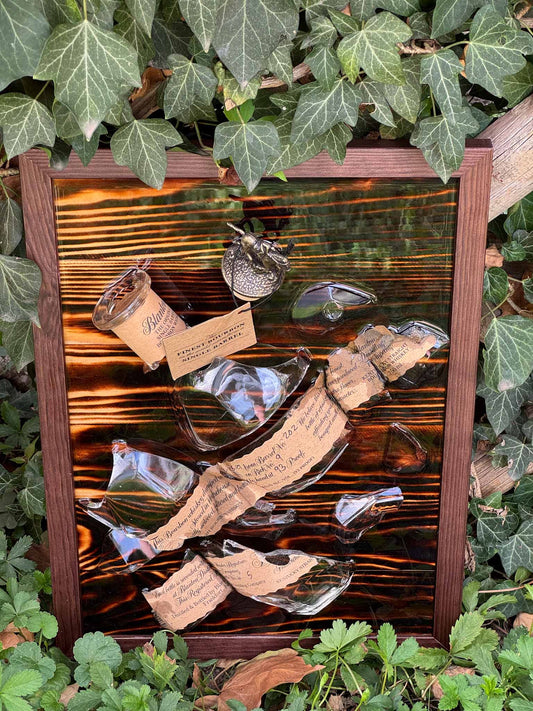 Blanton‘s Single Barrel 8-25-21 letter N - EPOXY ART