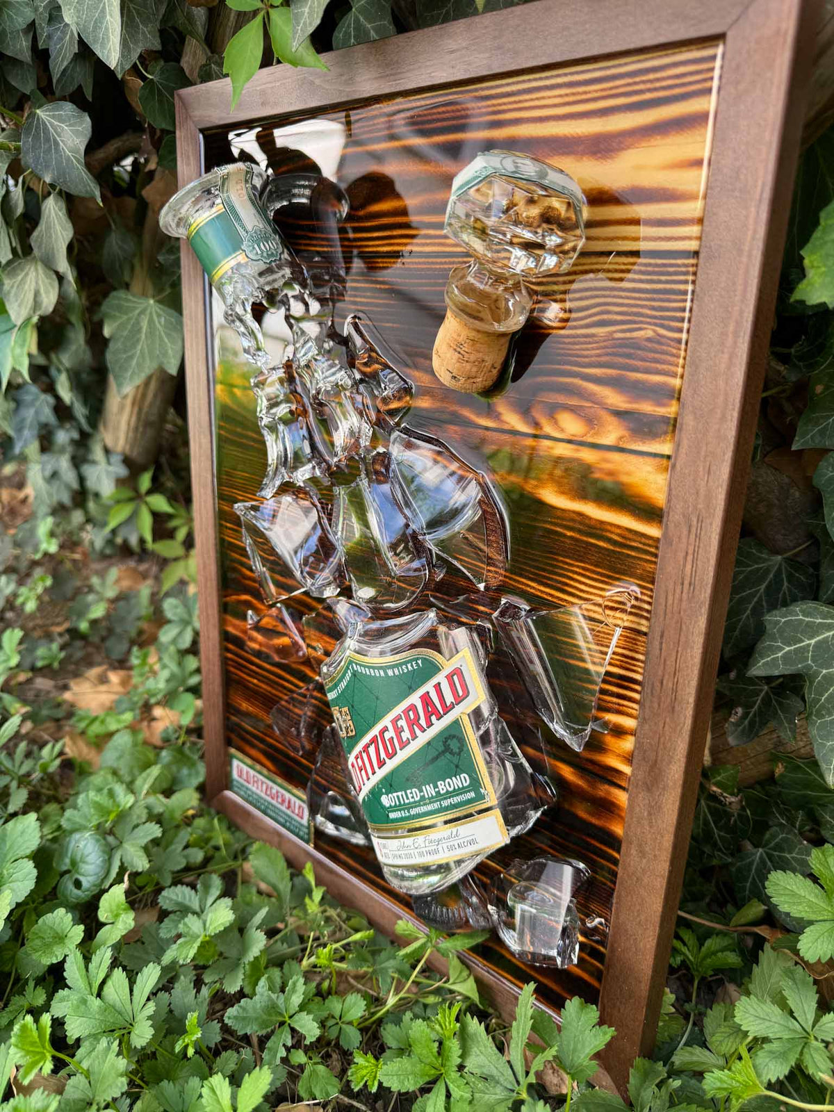 Old Fitzgerald 9 Year Spring 2020 Decanter Bourbon - EPOXY ART